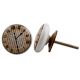 Roman Numeral Flat Watch Cabinet Knob